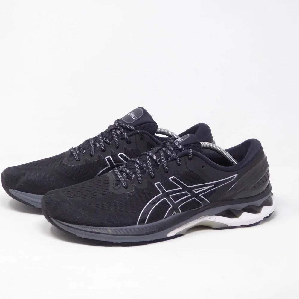 Asics Mens Gel-Kayano 27 Running Shoes Black Silver 1011A767 Size 12